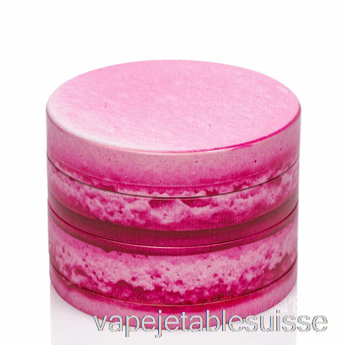 Vape Suisse V Syndicate 2,5 Pouces 4 Pièces Broyeur à Dîner Macaron à La Framboise